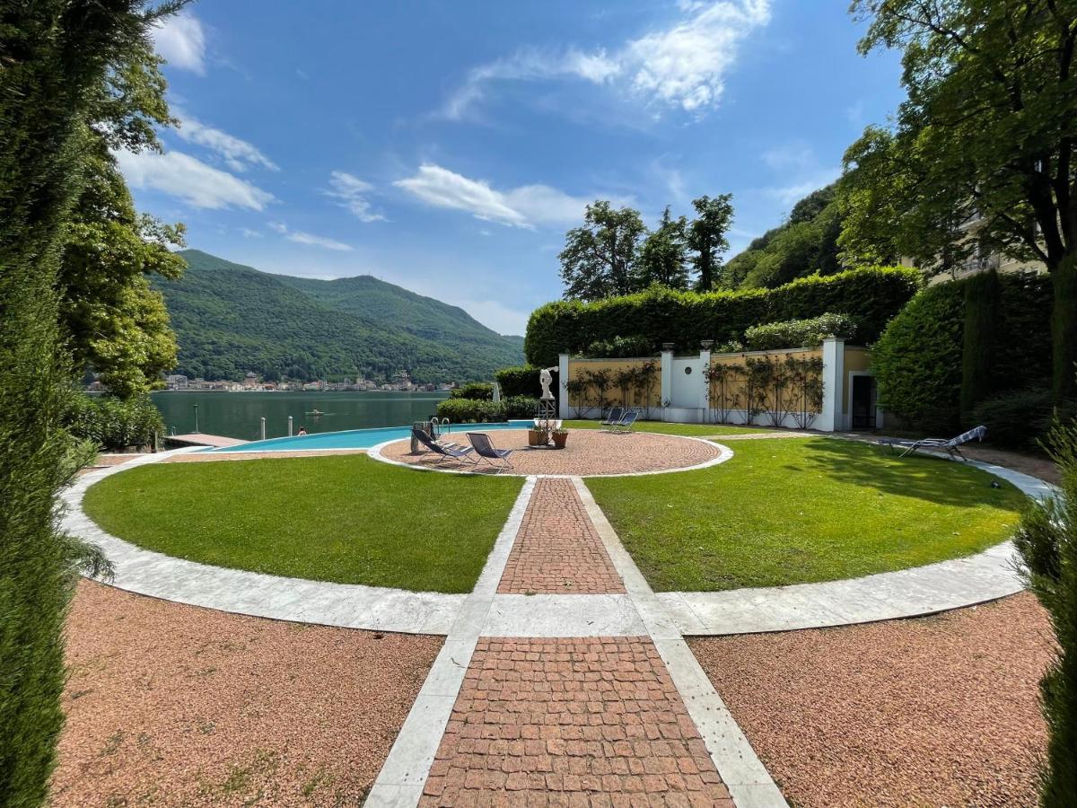 Ville Lago Lugano Porto Ceresio Exterior foto