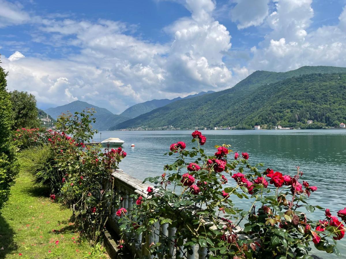 Ville Lago Lugano Porto Ceresio Exterior foto